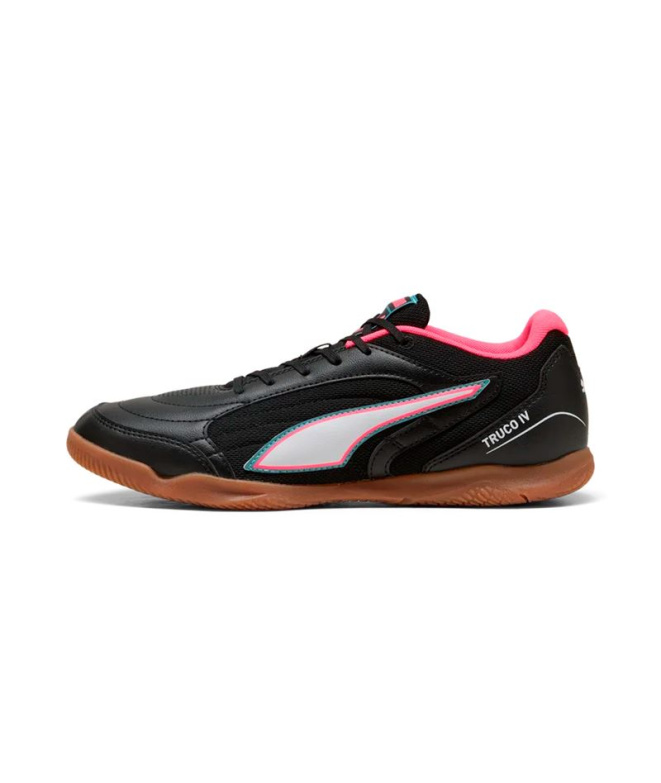 Sapatilhas Futsal Puma Truco IV Jr, bola preta...