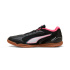 Sapatilhas Futsal Puma Truco IV Jr, bola preta e rosa, Menino