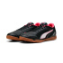 Sapatilhas Futsal Puma Truco IV Jr, bola preta e rosa, Menino