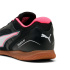 Sapatilhas Futsal Puma Truco IV Jr, bola preta e rosa, Menino