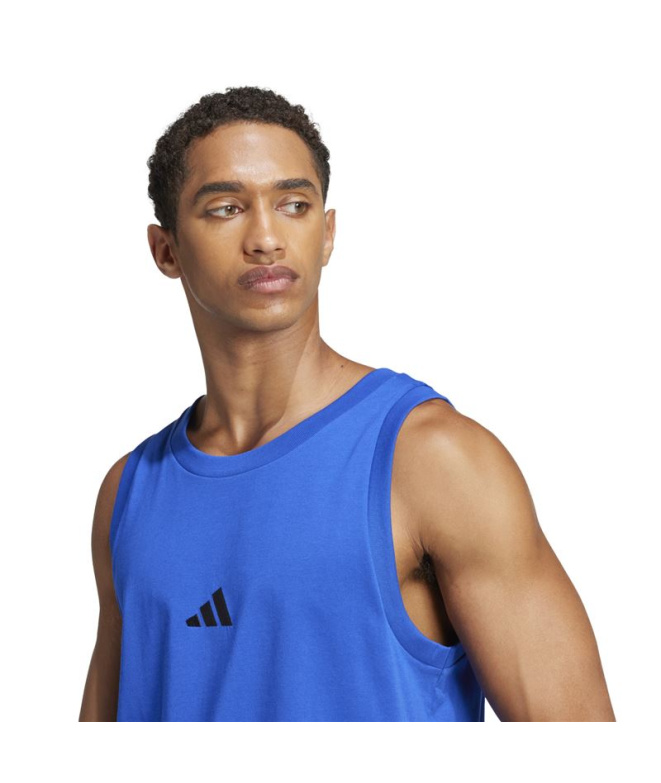 Camiseta regata adidas SL Homem , azul/preta