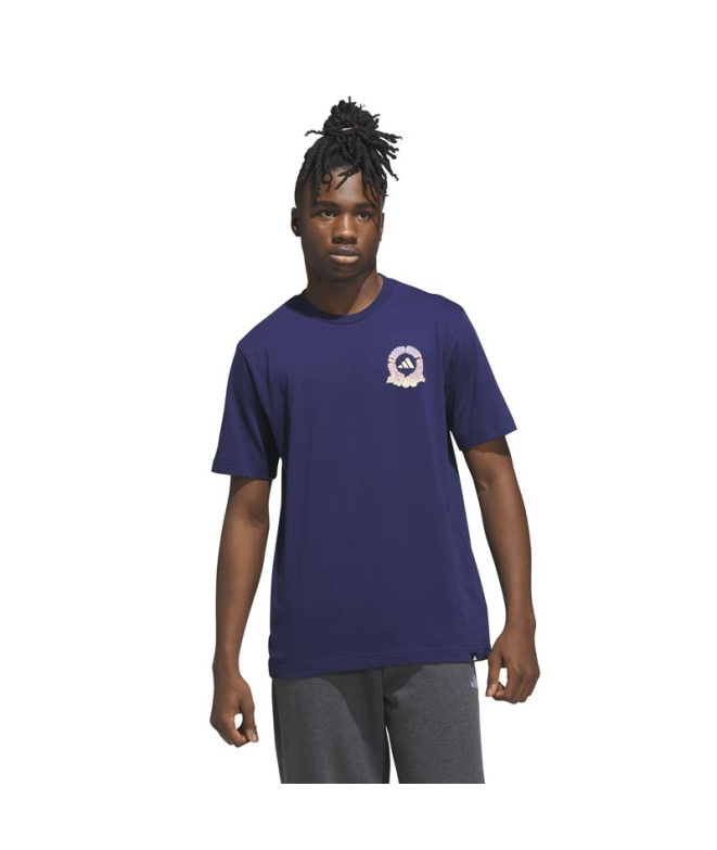 T-shirt Homme adidas 90S City bleu foncé
