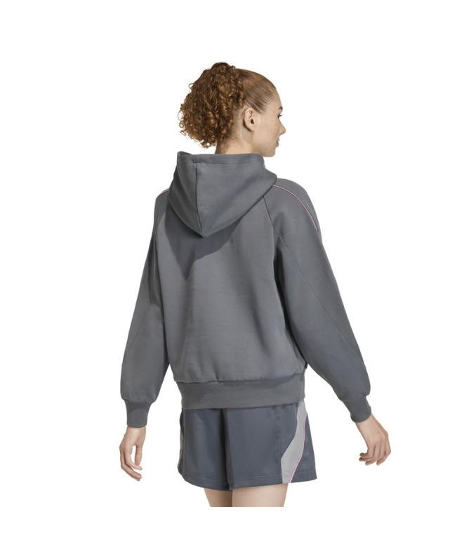 Sudadera adidas Stadium Hd Mujer Gris