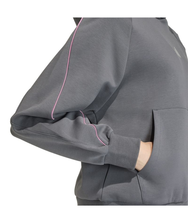 Sweat adidas Stadium HD Femme gris