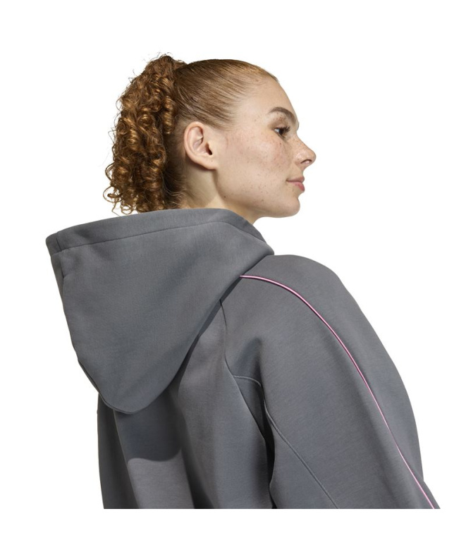 Sweat adidas Stadium HD Femme gris