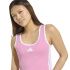 Camiseta Mulher adidas Stadium, rosa.
