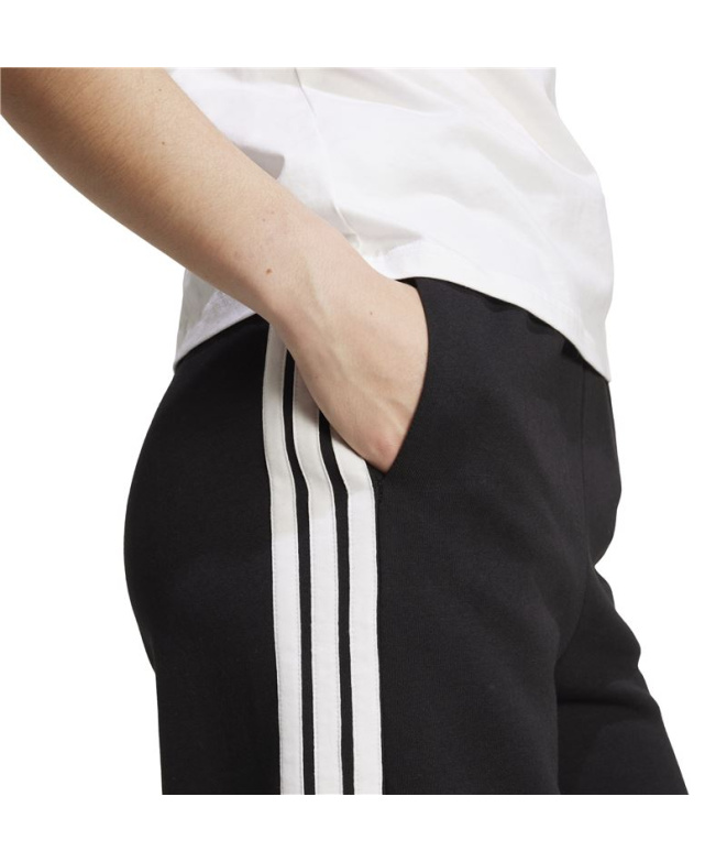 Calça Mulher adidas 3 Stripes FL preta