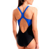 Bañador de Natación Arena Scratchy Mujer Negro/Azul Neon