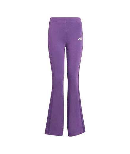 Leggings flare Malhas Seasonals Glam Menina adidas /prateada