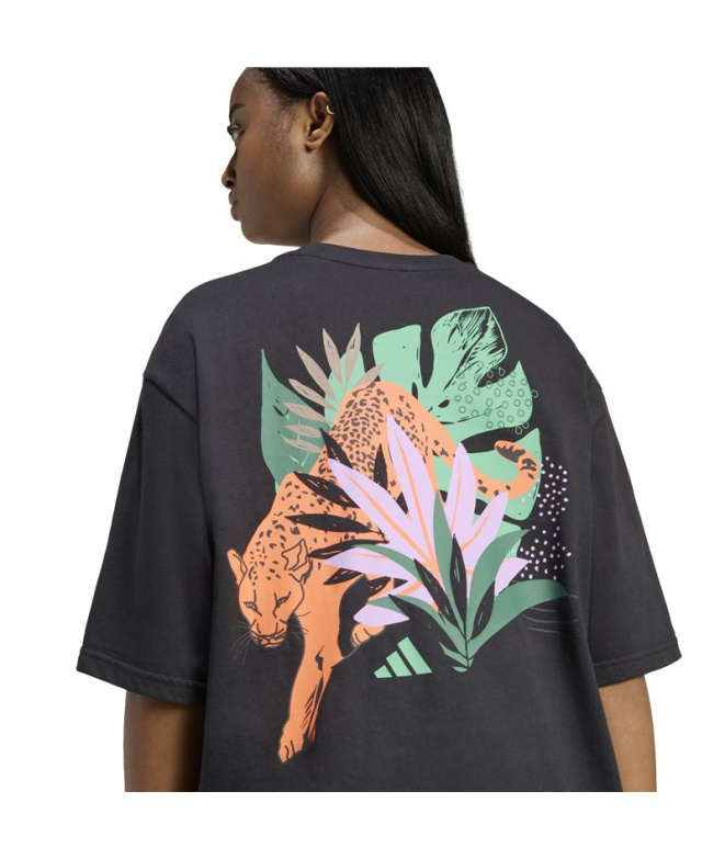 T-shirt oversize adidas à imprimé animal Femme...