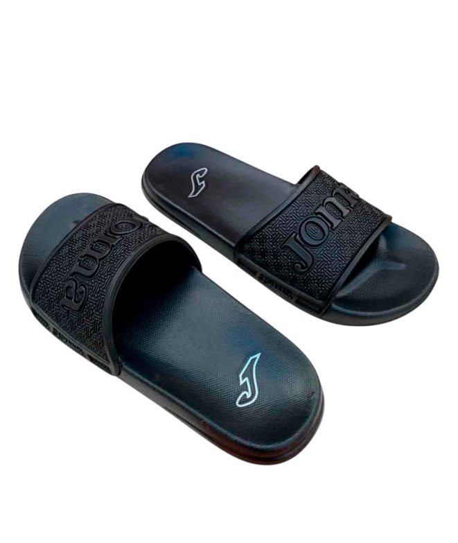 Tongs Plage et piscine noires Homme Joma...
