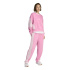 Conjunto de treino Mulher adidas Laziday Ts branco/rosa
