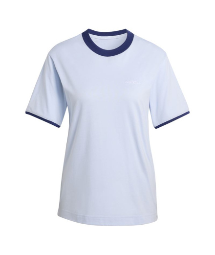 Camiseta adidas Seasonal Essentials Mujer Cielo / Blanco