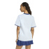 Camiseta Mulher adidas Seasonal Essentials, azul-celeste/branca