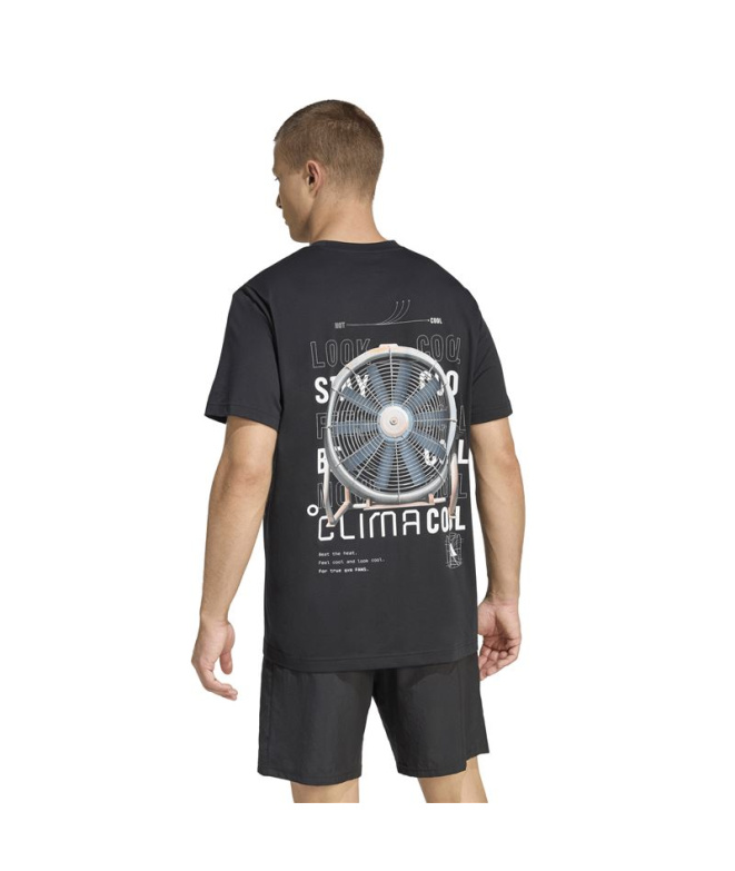 T-shirt Fitness adidas Climacool Tech Homme noir