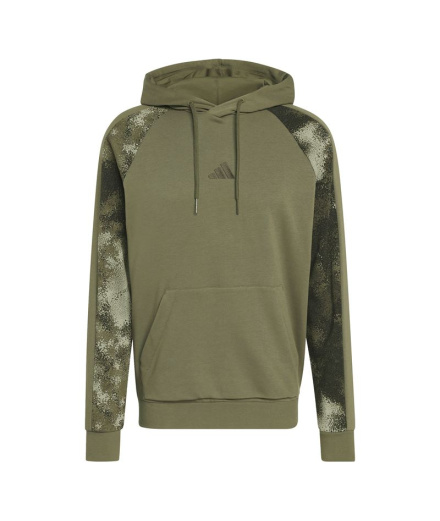 Sudadera adidas Camo Print Hd Hombre Verde oscuro/Multco
