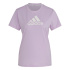 Camiseta Mulher adidas Primeblue lilás Fitness