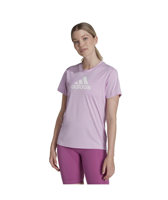 T-shirt Fitness adidas Primeblue Lilas Femme