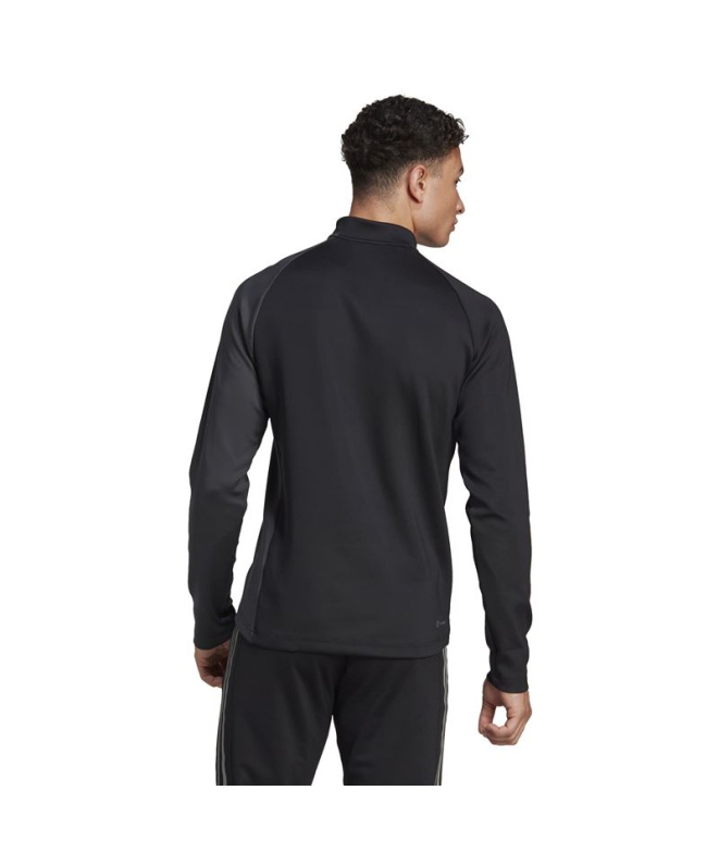 Camiseta fitness Homem adidas com zíper 1/4 e...