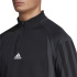 Camiseta fitness Homem adidas com zíper 1/4 e blocos de cores BK