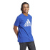 T-shirt Homme adidas Essentials à grand logo unique bleu