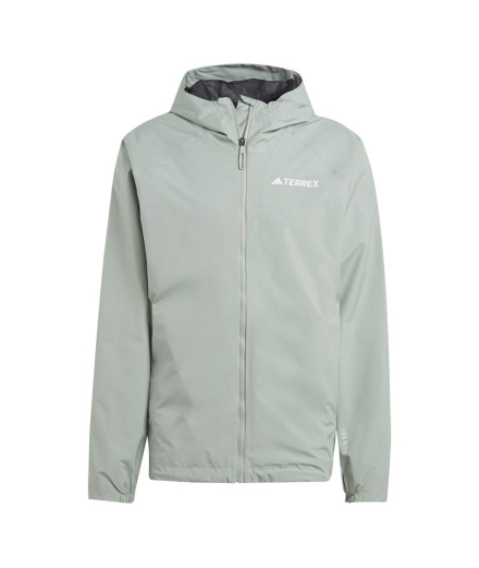 Veste de randonnée imperméable adidas Multi 2L Homme verte