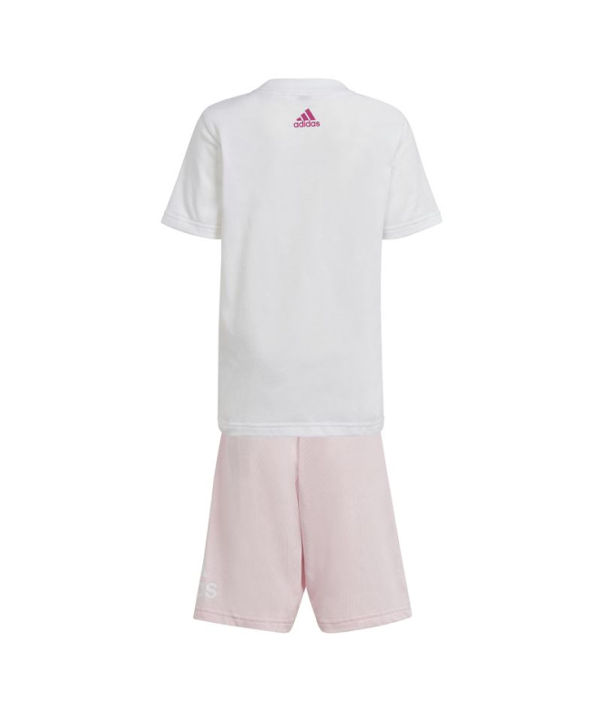 Conjunto adidas Lk Bl Co Set Infantil Blanco