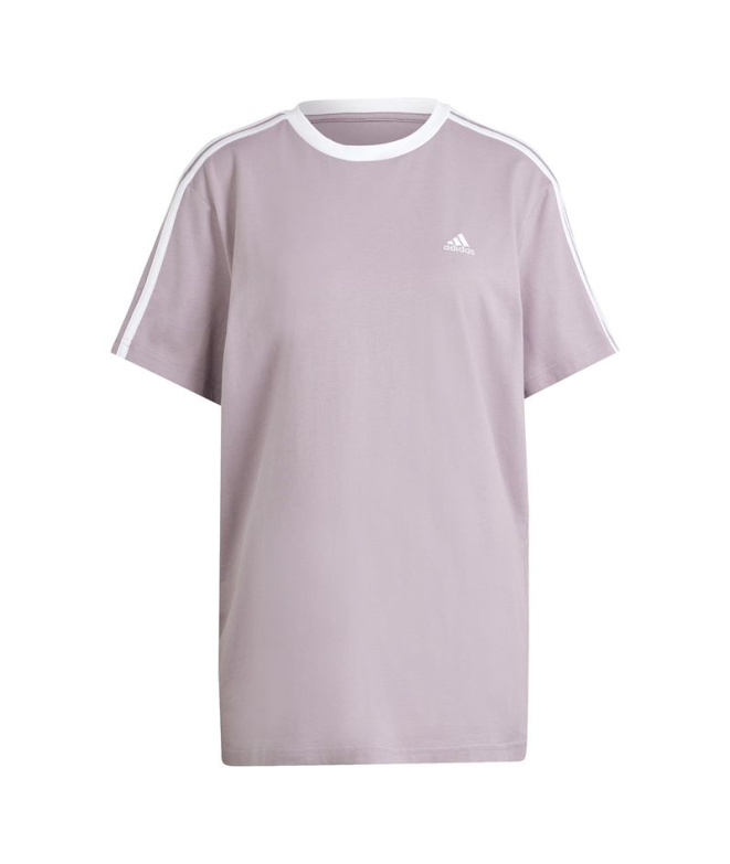 T-shirt adidas 3Stripes Bf Femme lilas