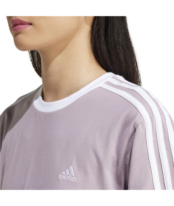 T-shirt adidas 3Stripes Bf Femme lilas