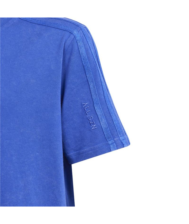 Camiseta azul Infantil adidas