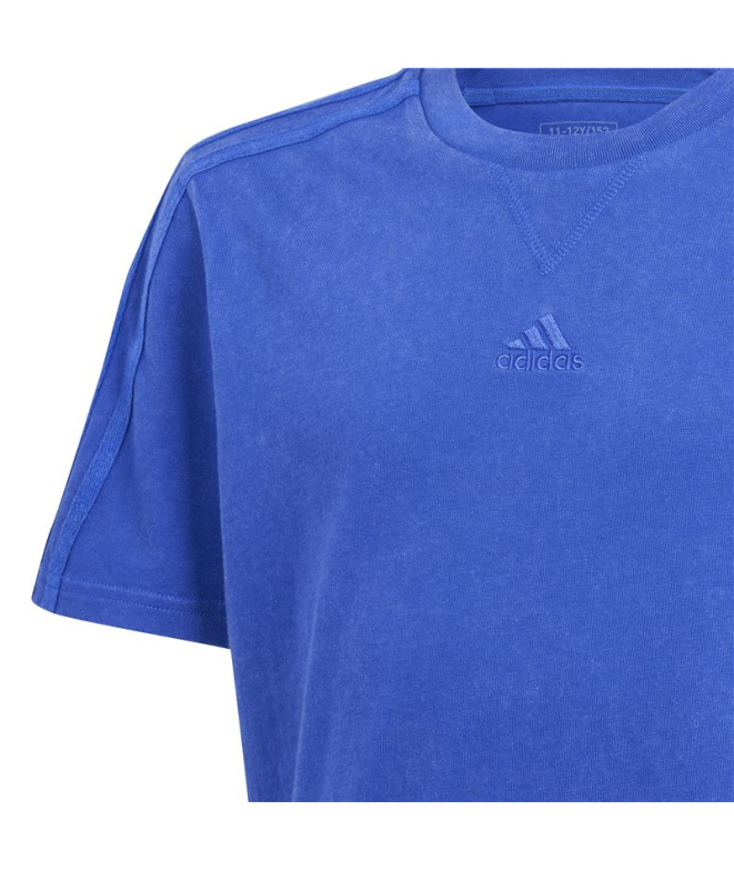 T-shirt bleu adidas Enfant