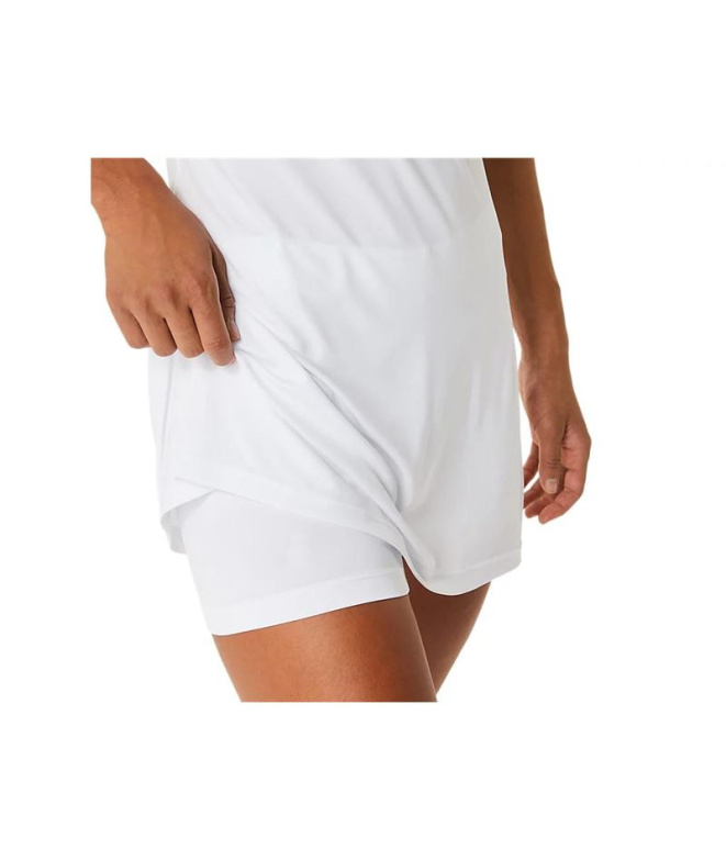 Robe Tennis blanche ASICS Court Femme