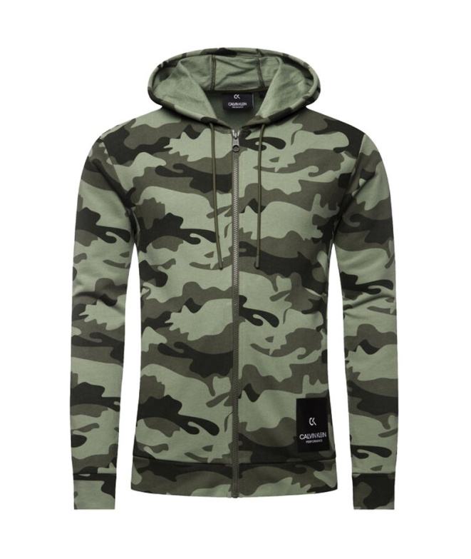 Veste Fitness Calvin Klein à fermeture éclair...