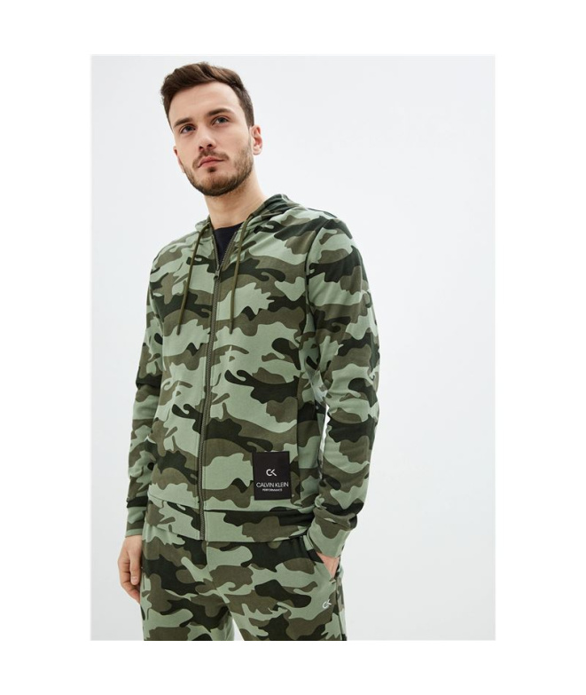 Veste Fitness Calvin Klein à fermeture éclair...