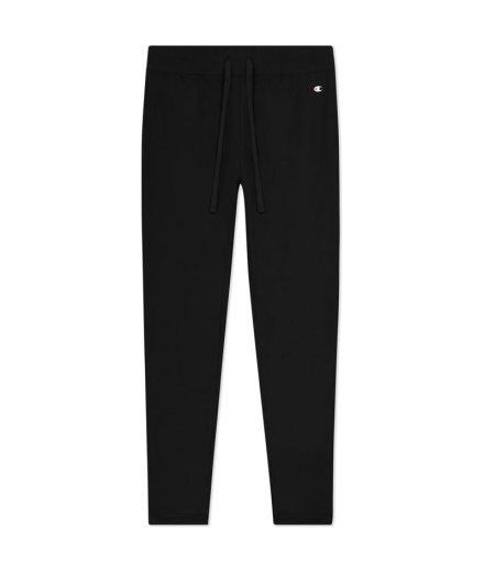 Calça Mulher Champion com punho canelado, preta.