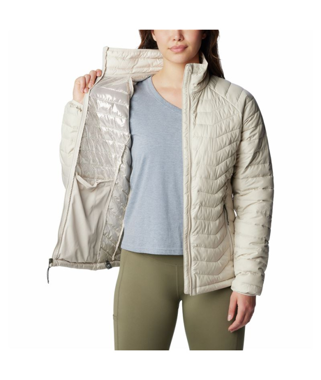 Veste Montagne Columbia Powder Lite™ beige Femme