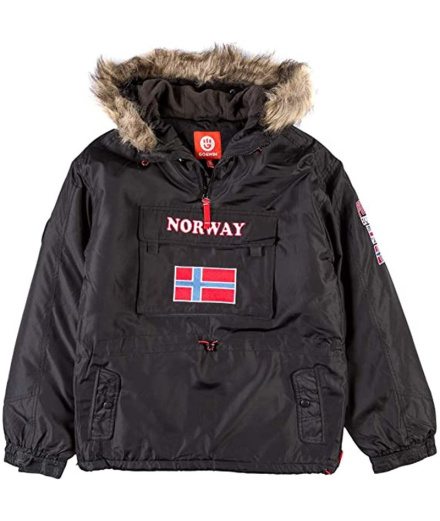 Sudadera Go & Win Noreg negro Infantil