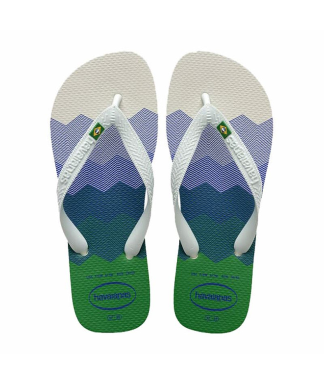 Chinelos Havaianas Brasil Fresh White Mulher
