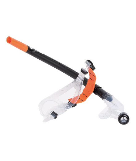 Snorkel de Natación Jaked Negro/Naranja