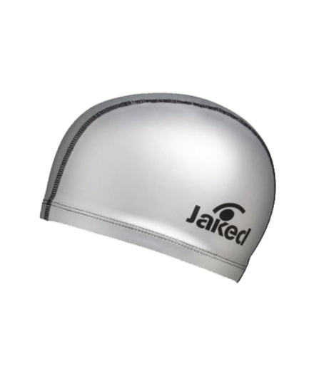 Gorro de Natación Jaked Pu Coated Plata
