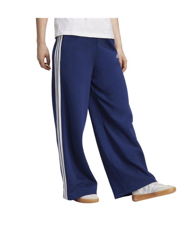 Pantalón adidas 3 Bandas Fl Mujer Azul Oscuro
