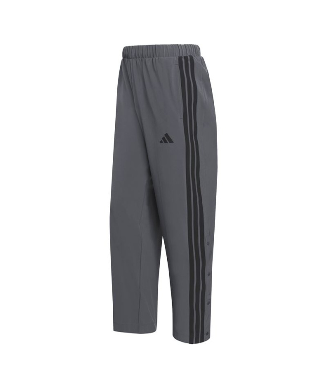 Calça Homem adidas 3 Stripes Regular Fit cinza...