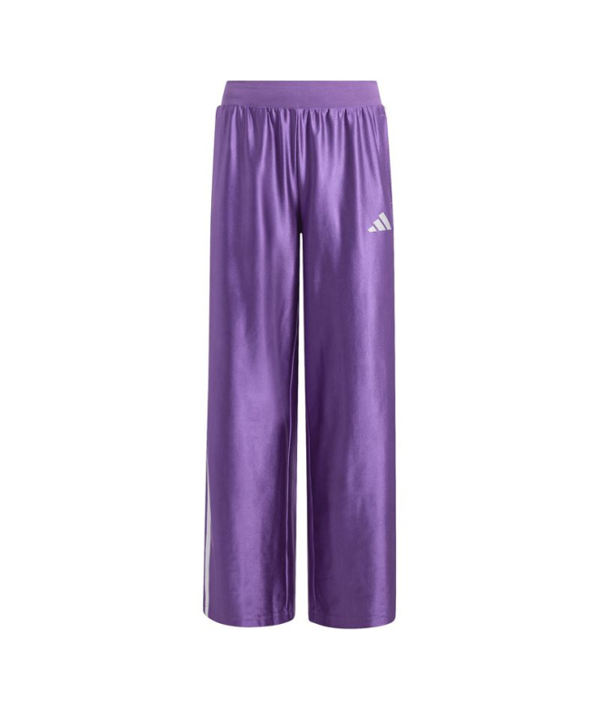 Pantalons adidas Jg Glam Fille , violet/argent...