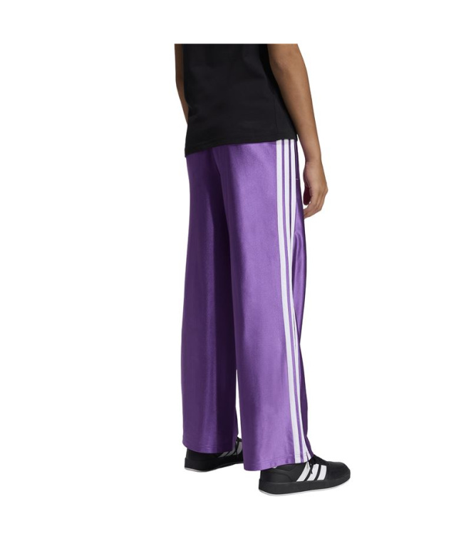 Calça adidas Jg Glam Menina roxa/prateada metálica