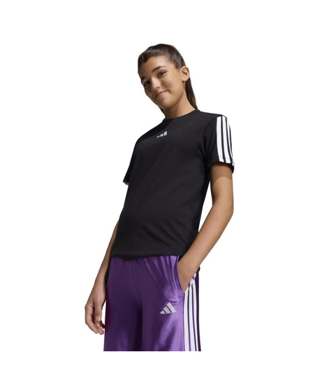 Calça adidas Jg Glam Menina roxa/prateada metálica