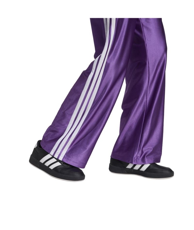 Calça adidas Jg Glam Menina roxa/prateada metálica