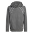 Chaqueta adidas Colour Block Hoodie Infantil Gris/Negro/Blanco