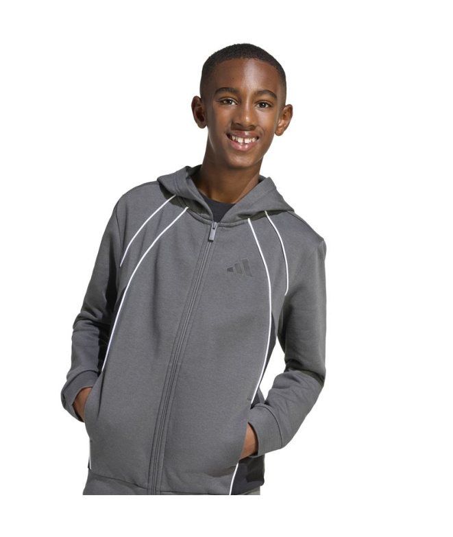 Casaco com capuz adidas Colour Block Infantil ,...