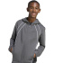 Casaco com capuz adidas Colour Block Infantil , cinza/preto/branco