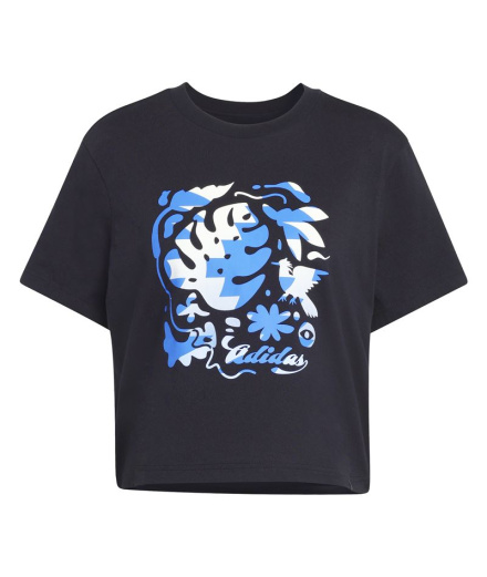 Camiseta adidas Graphic House Of Tiro Community Mujer Negro